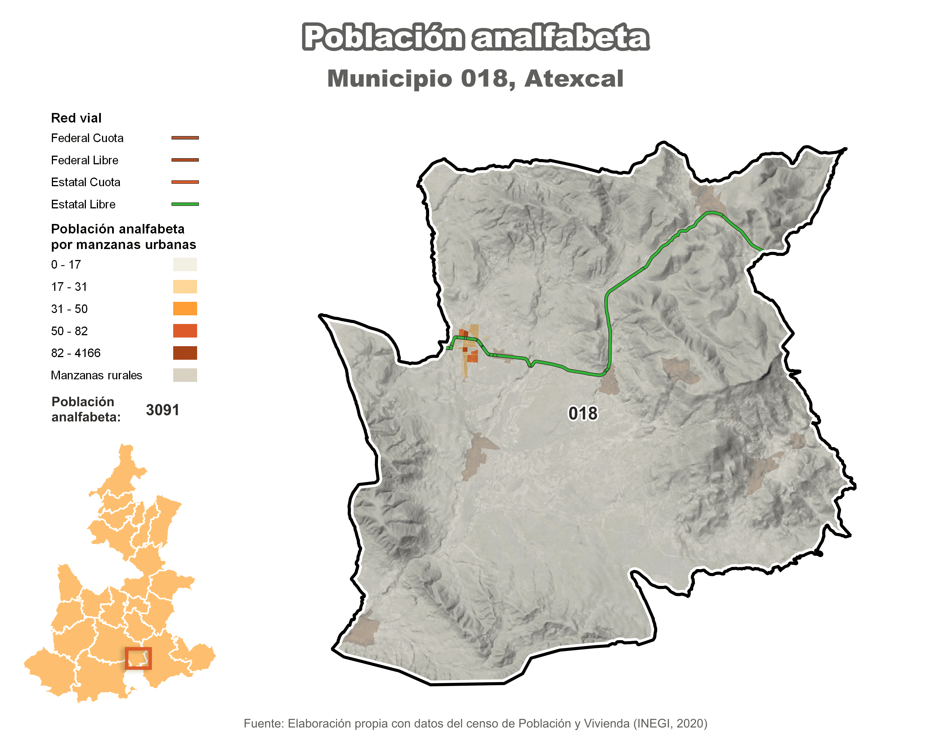 Subsecretaría De Planeación Población Analfabeta Municipio De Atexcal 2938