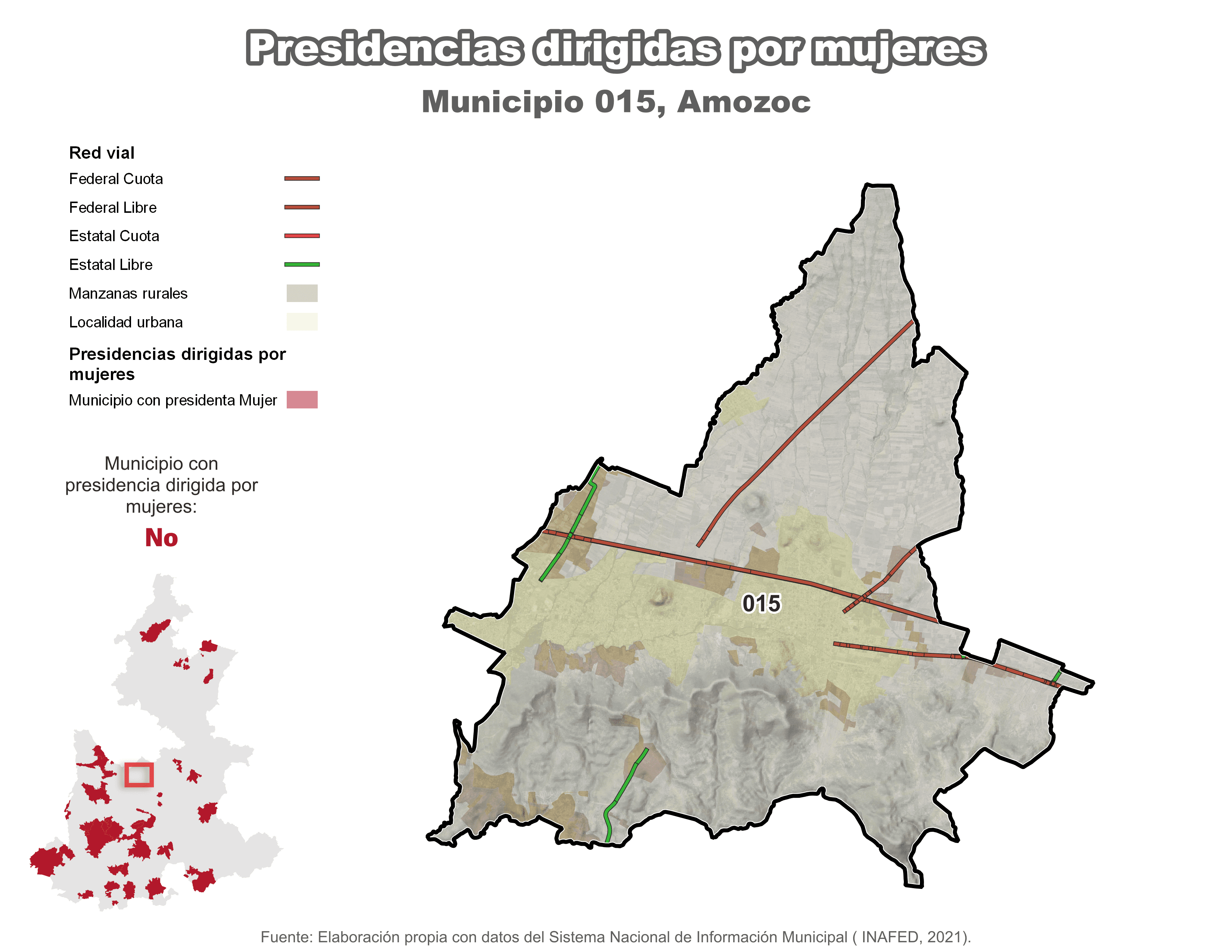 Biblioteca de Mapas - Presidencia en municipio de Amozoc