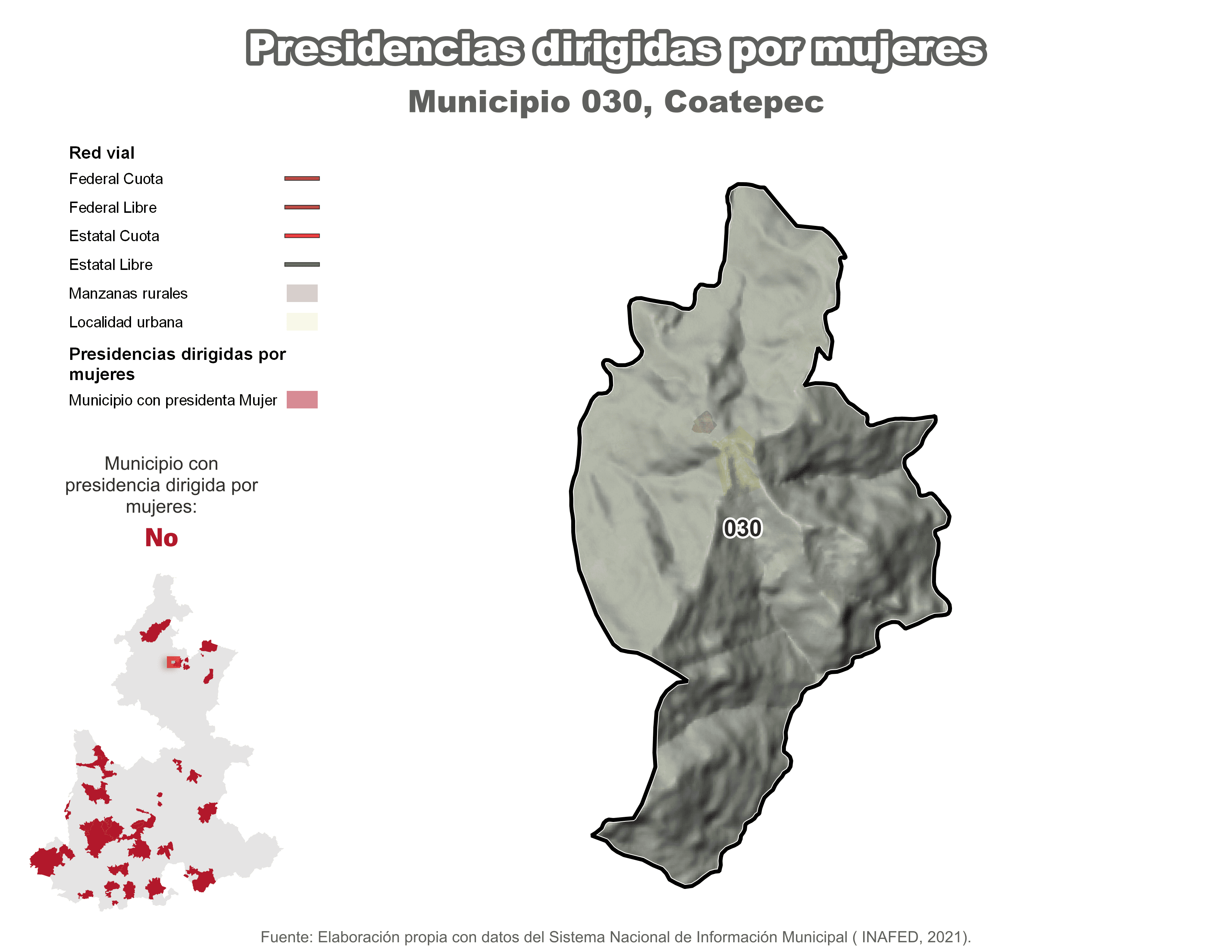 Biblioteca de Mapas - Presidencia en municipio de Coatepec