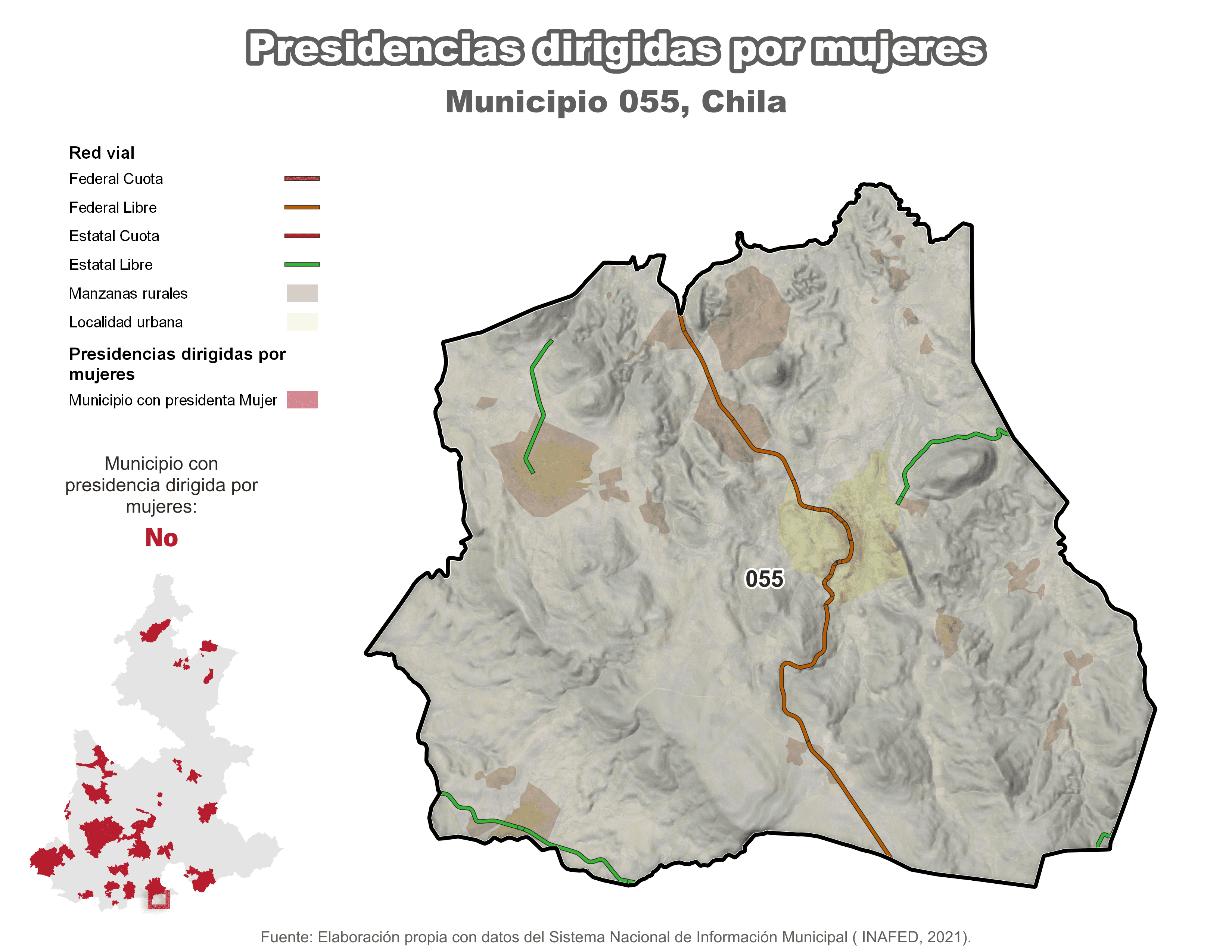 Biblioteca de Mapas - Presidencia en municipio de Chila