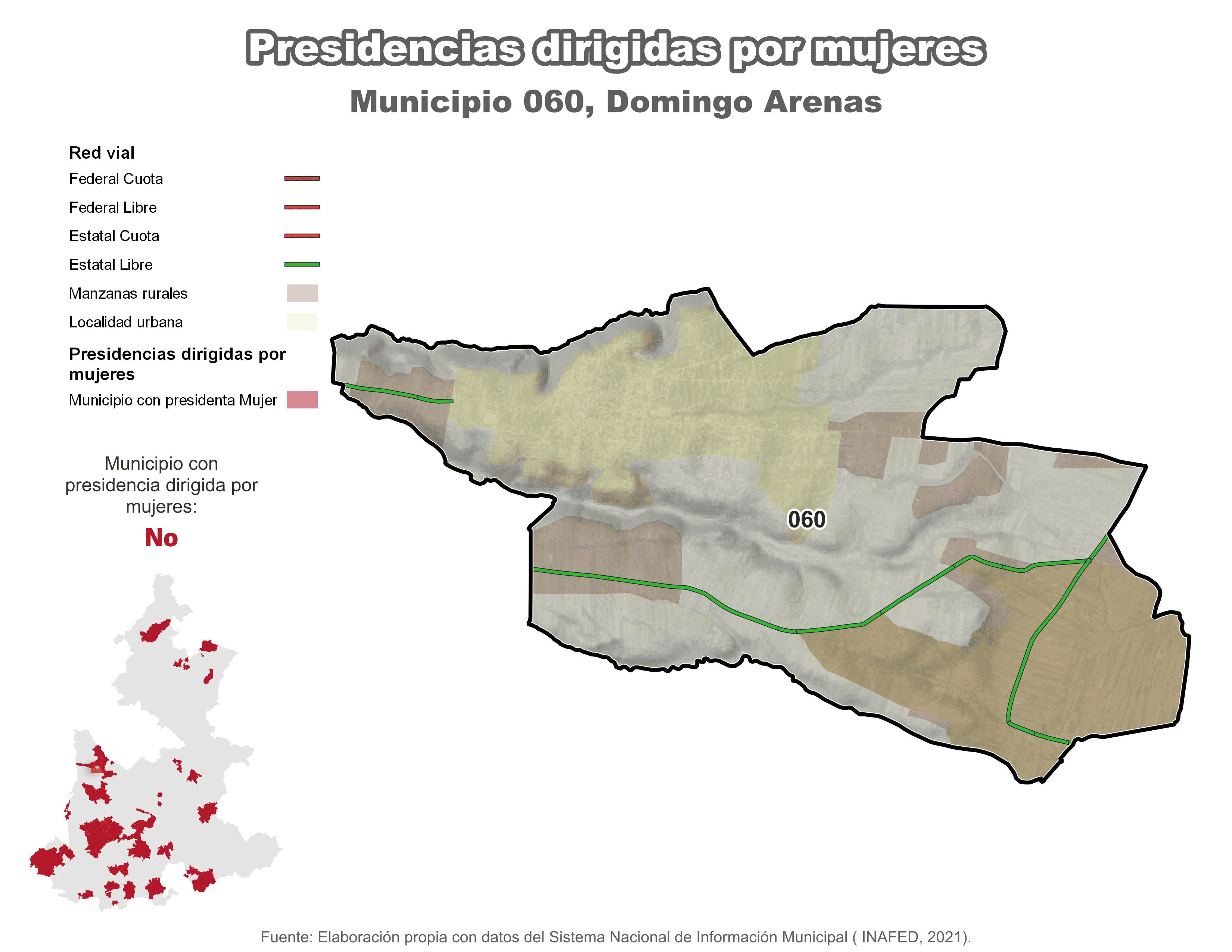 Biblioteca de Mapas - Presidencia en municipio de Domingo Arenas