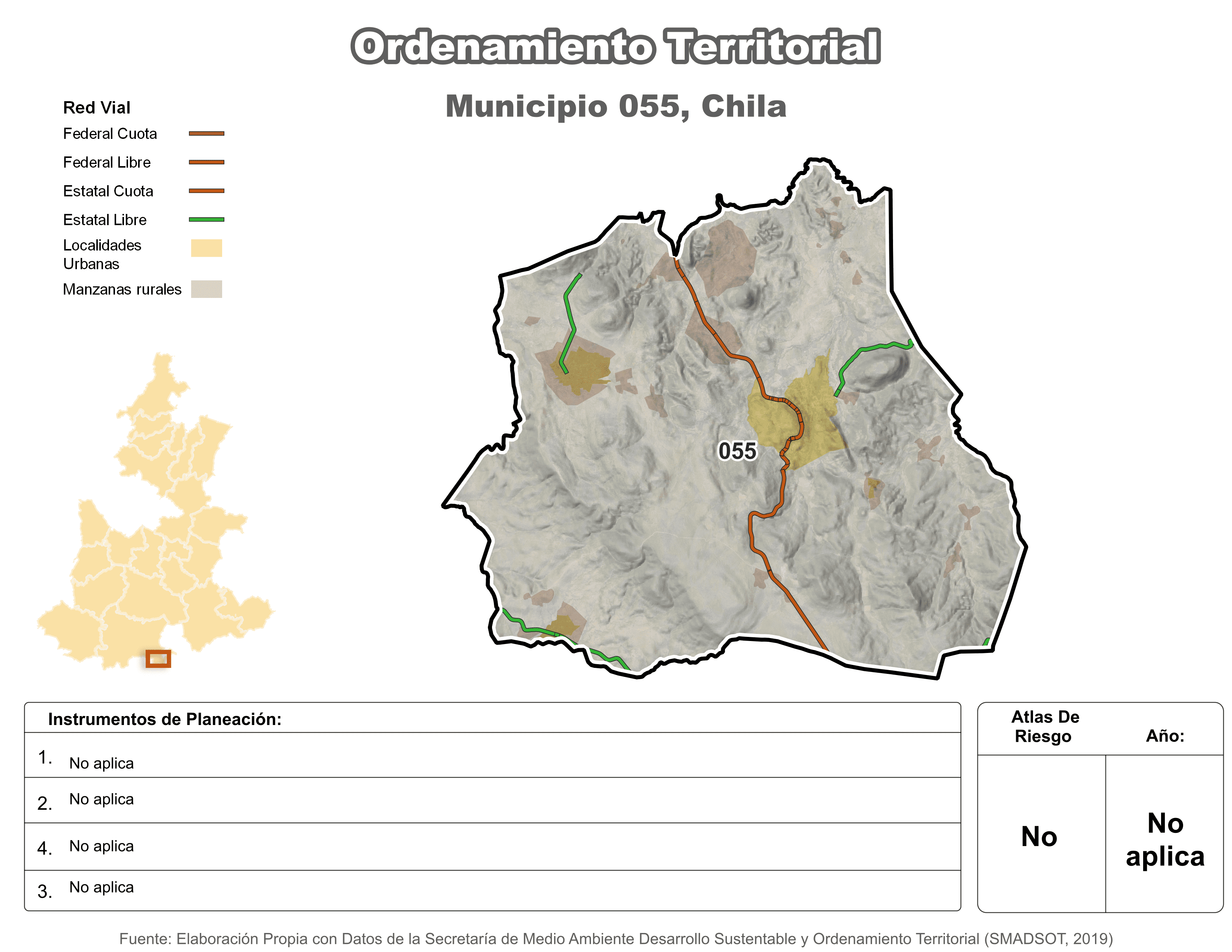 Biblioteca de Mapas - Ordenamiento territorial en municipio de Chila